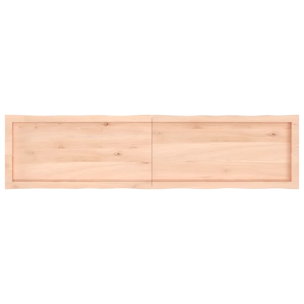 vidaXL lauaplaat, 160 x 40 x (2–4) cm, täispuit, naturaalsed servad