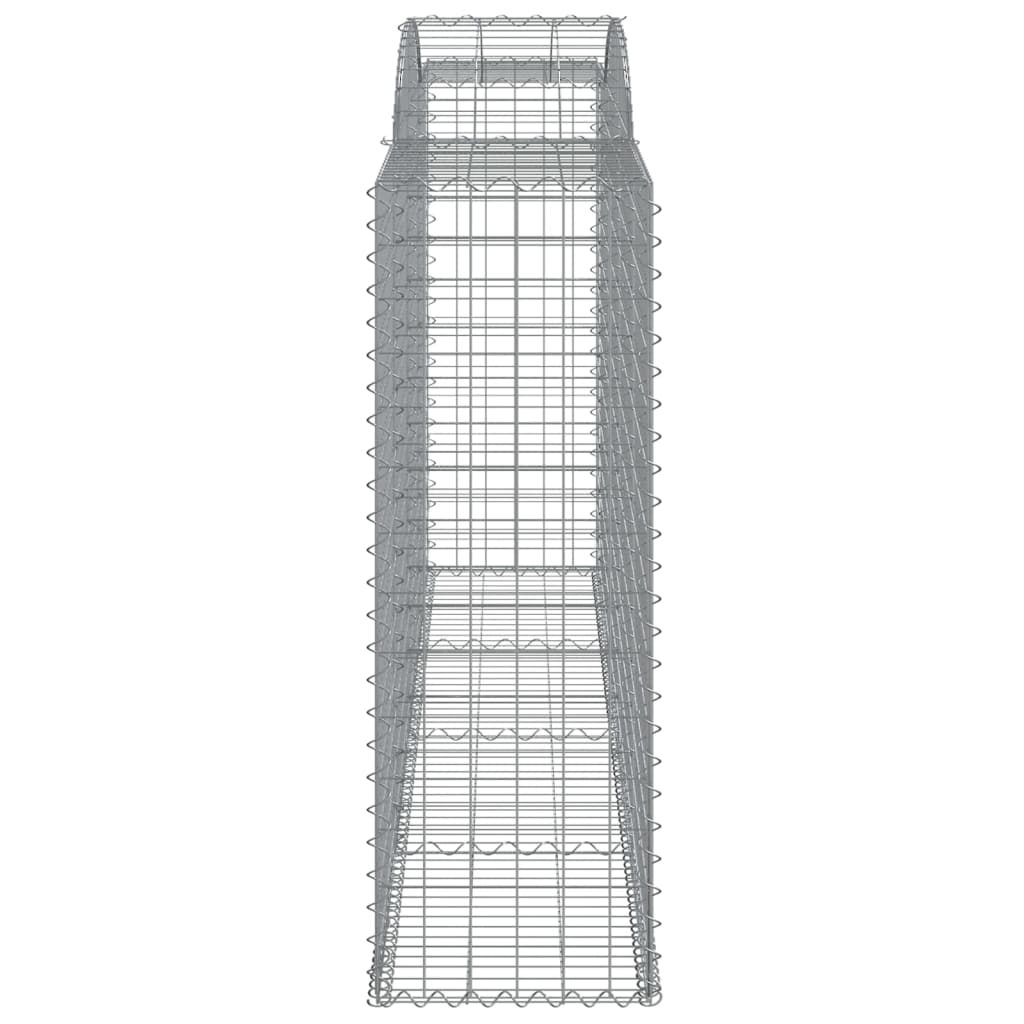 vidaXL kaarekujulised gabioonkorvid 3 tk, 300x50x140/160 cm, raud