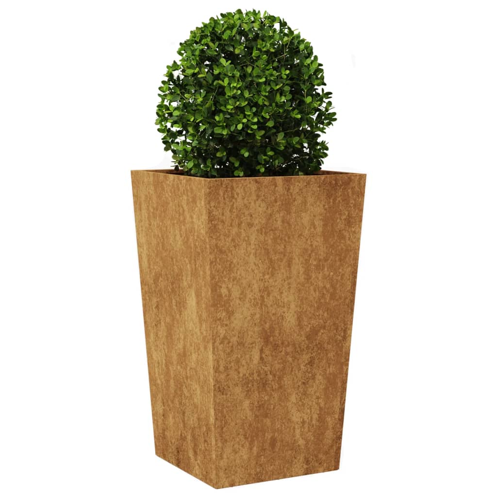 vidaXL aia taimekastid 2 tk, 45x45x75 cm, Corten teras