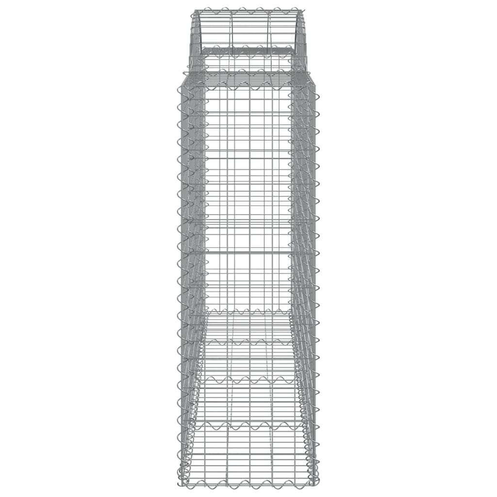 vidaXL kaarekujulised gabioonkorvid 10 tk, 200x50x120/140 cm, raud