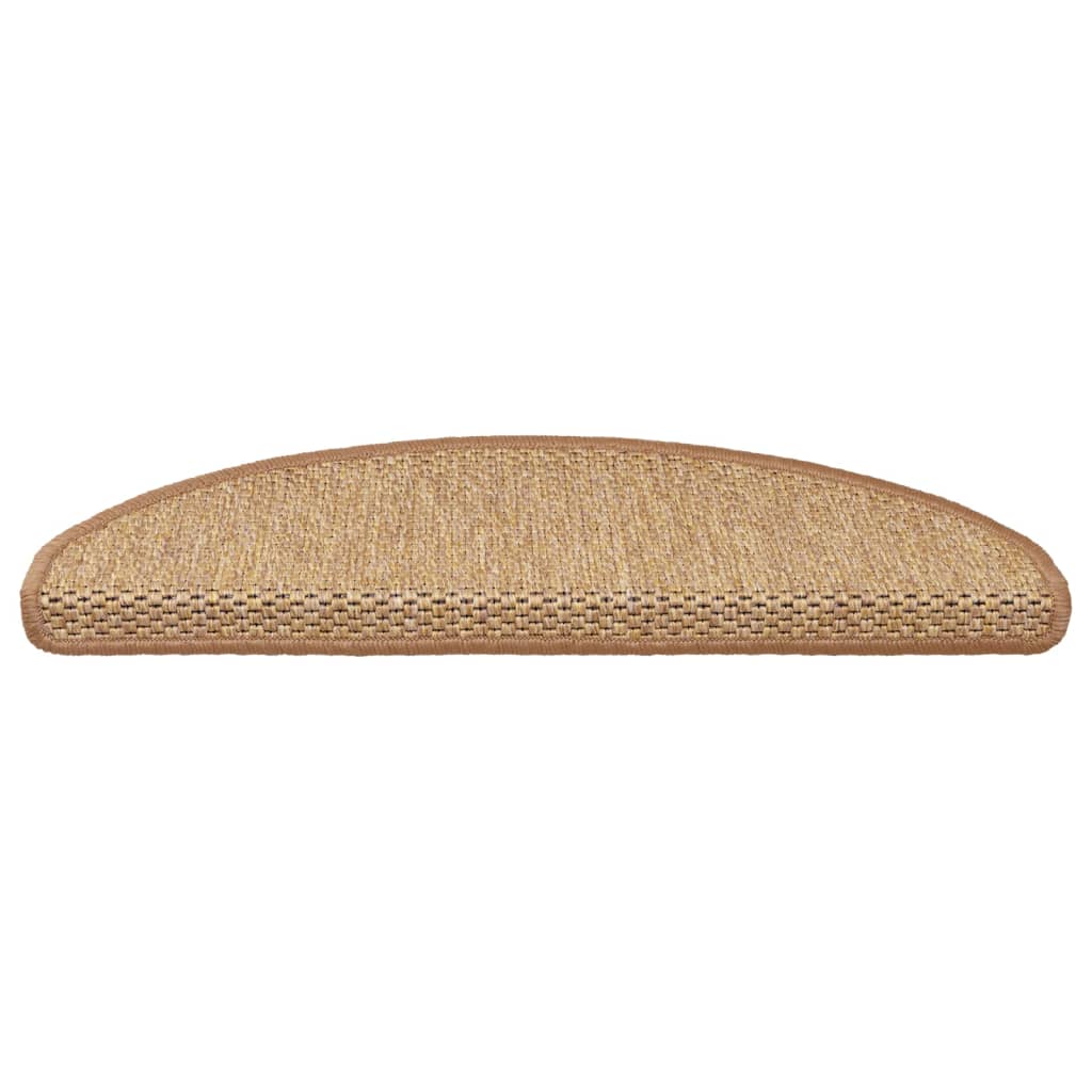 vidaXL isekleepuv trepivaip, 15 tk, 65x21x4 cm, sisal