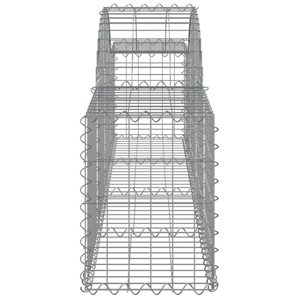 vidaXL kaarekujulised gabioonkorvid 20 tk, 200x30x40/60 cm, raud