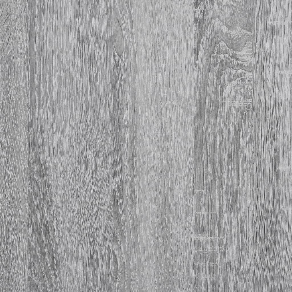 vidaXL sahtlitega päevavoodi, hall Sonoma tamm, 90 x 200 cm, tehispuit