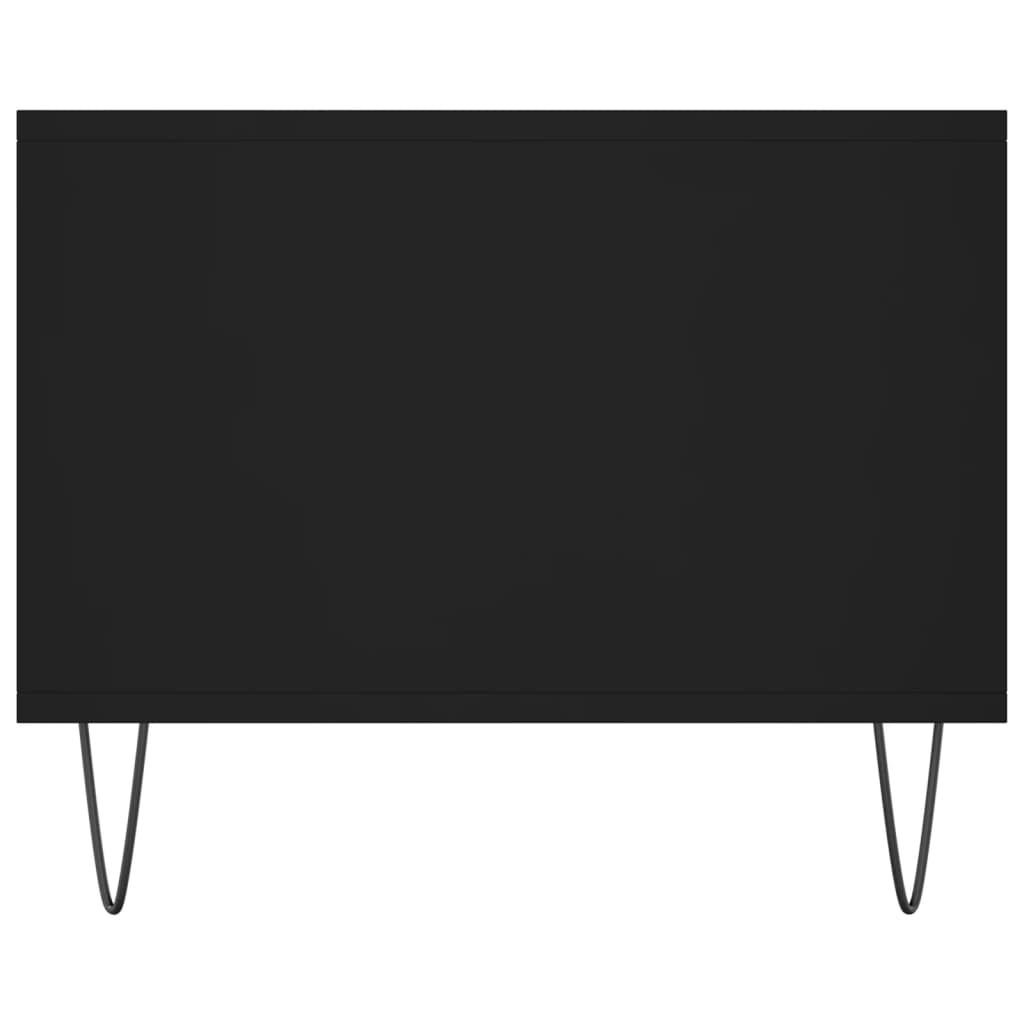 vidaXL kohvilaud, must, 102 x 50 x 40 cm, tehispuit
