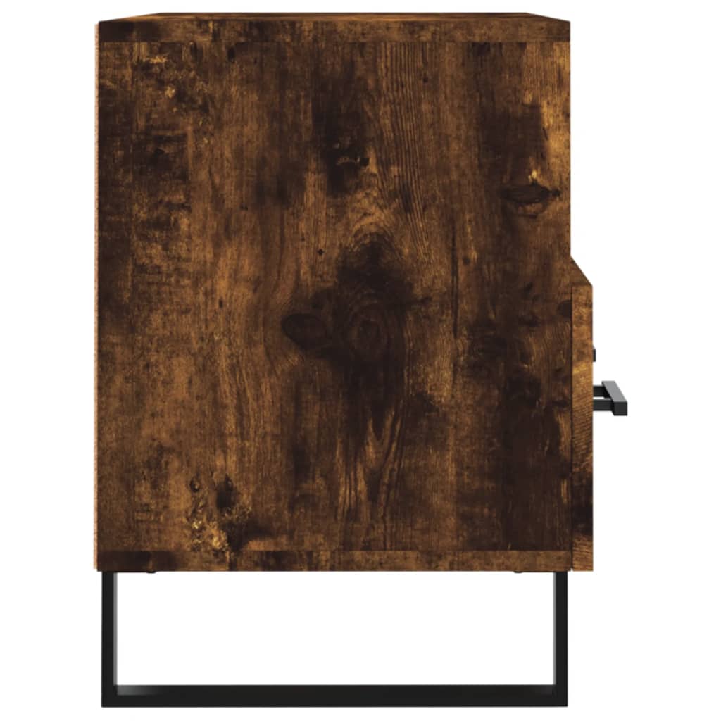 vidaXL telerikapp, suitsutatud tamm, 80 x 36 x 50 cm, tehispuit