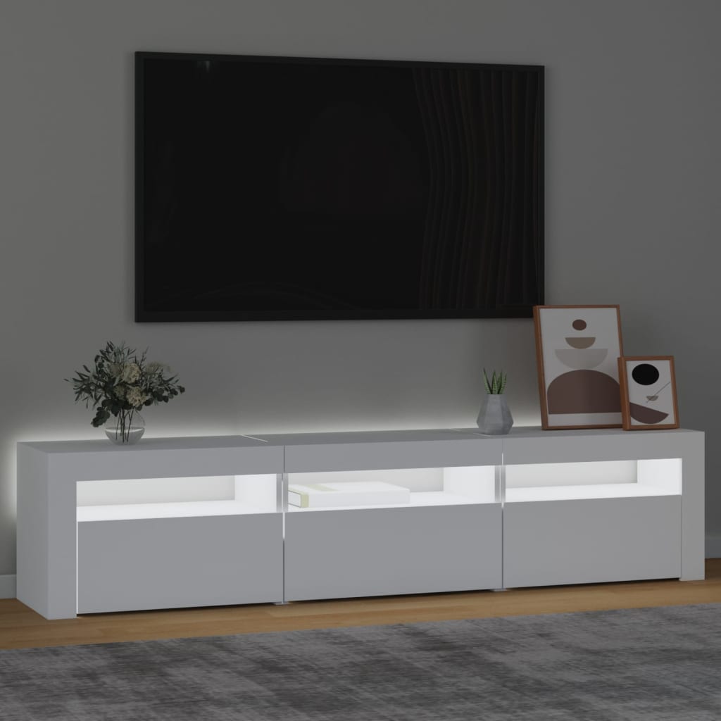 vidaXL telerialus LED-tuledega, valge, 180 x 35 x 40 cm