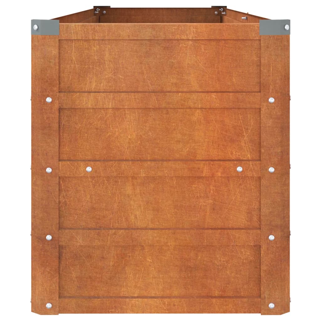 vidaXL taimekast, rooste, 160x40x45 cm, Corten-teras