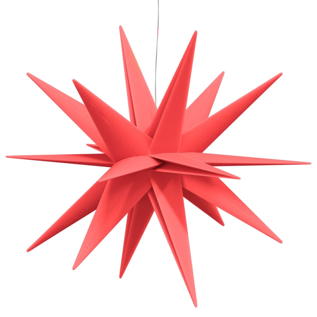 vidaXL jõulutuli LED-valgustusega, kokkupandav, punane, 57 cm