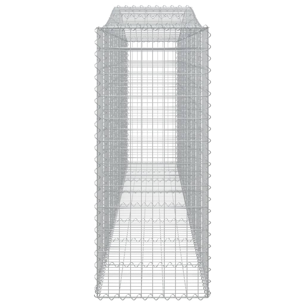 vidaXL kaarekujulised gabioonkorvid 3 tk, 400x50x120/140 cm, raud