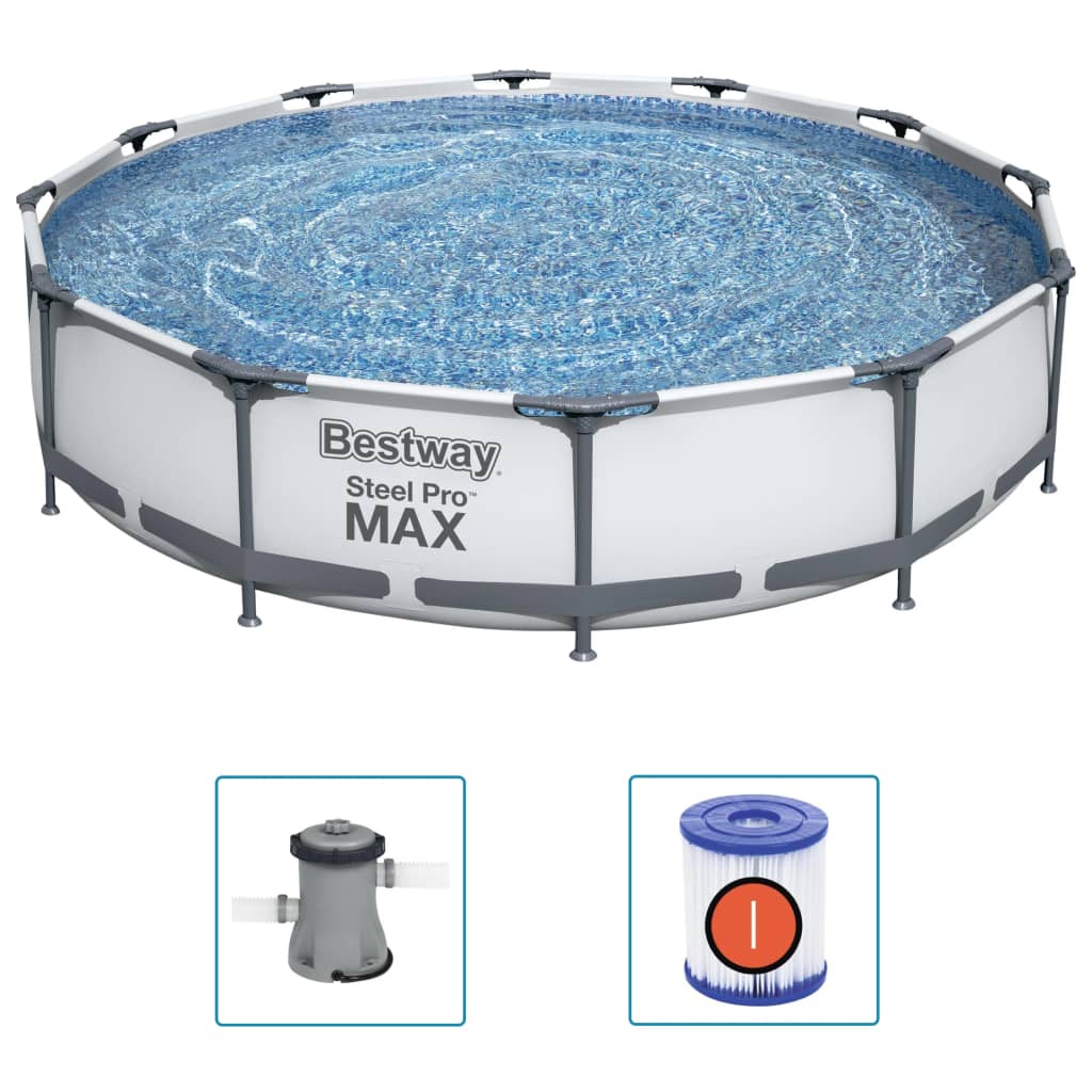 Bestway Steel Pro MAX ujumisbasseinikomplekt 366 x 76 cm