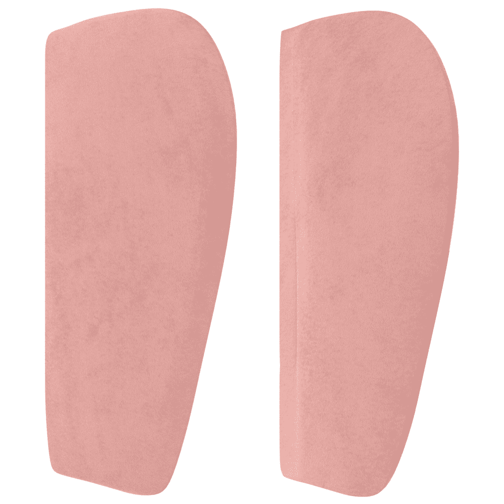 vidaXL kontinentaalvoodi madratsiga, roosa, 200x200 cm, samet