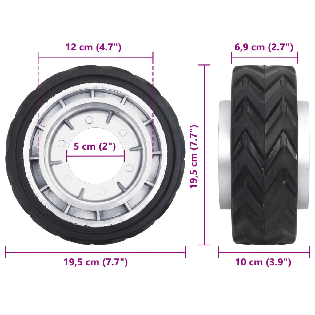 vidaXL alumiiniumist mootoriga tugiratas karavanile, 12 V 350 W