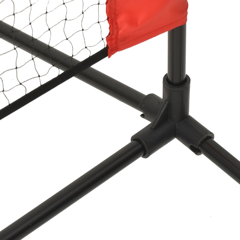 vidaXL tennisevõrk, must ja punane, 300x100x87 cm, polüester