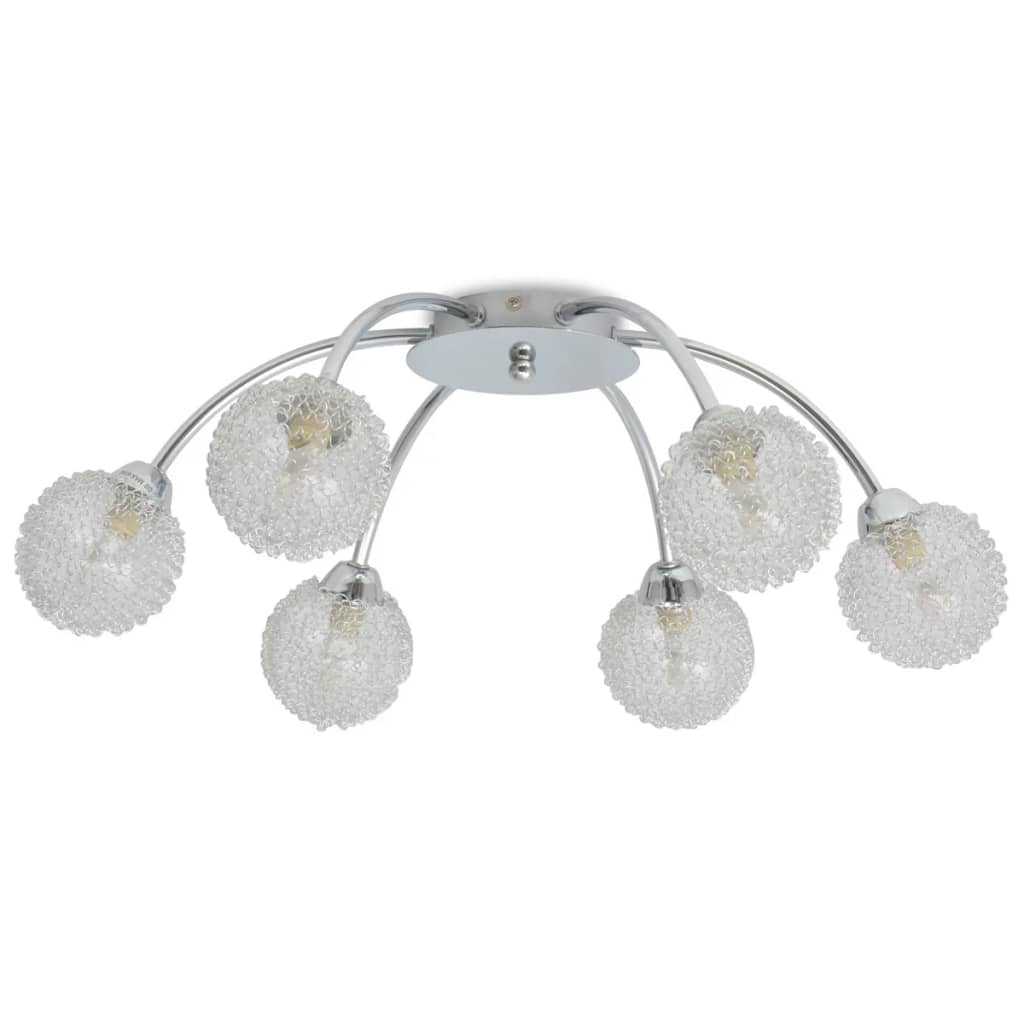 vidaXL laelamp 6 LED-pirniga, G9 240 W