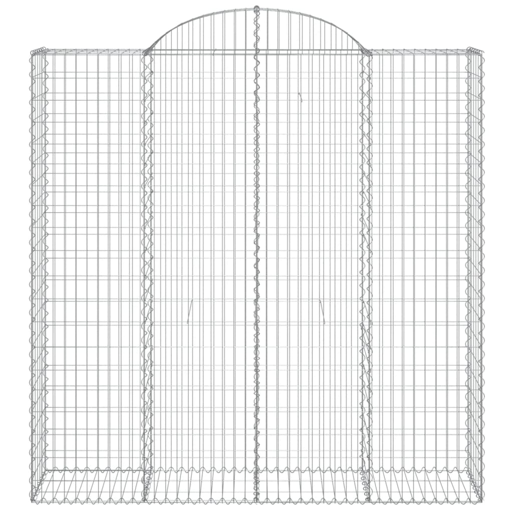 vidaXL kaarekujulised gabioonkorvid 10 tk, 200x50x200/220 cm, raud