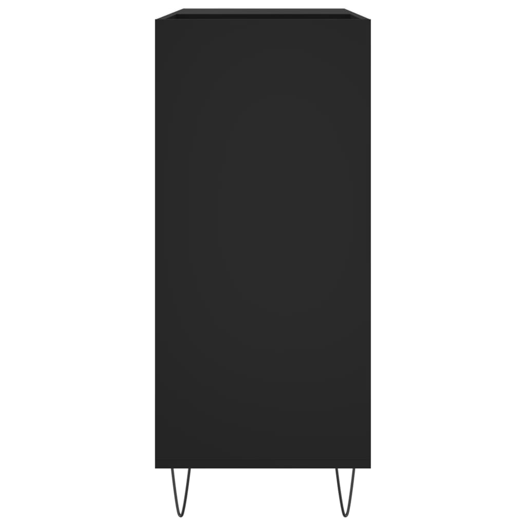vidaXL plaadikapp, must, 84,5 x 38 x 89 cm, tehispuit
