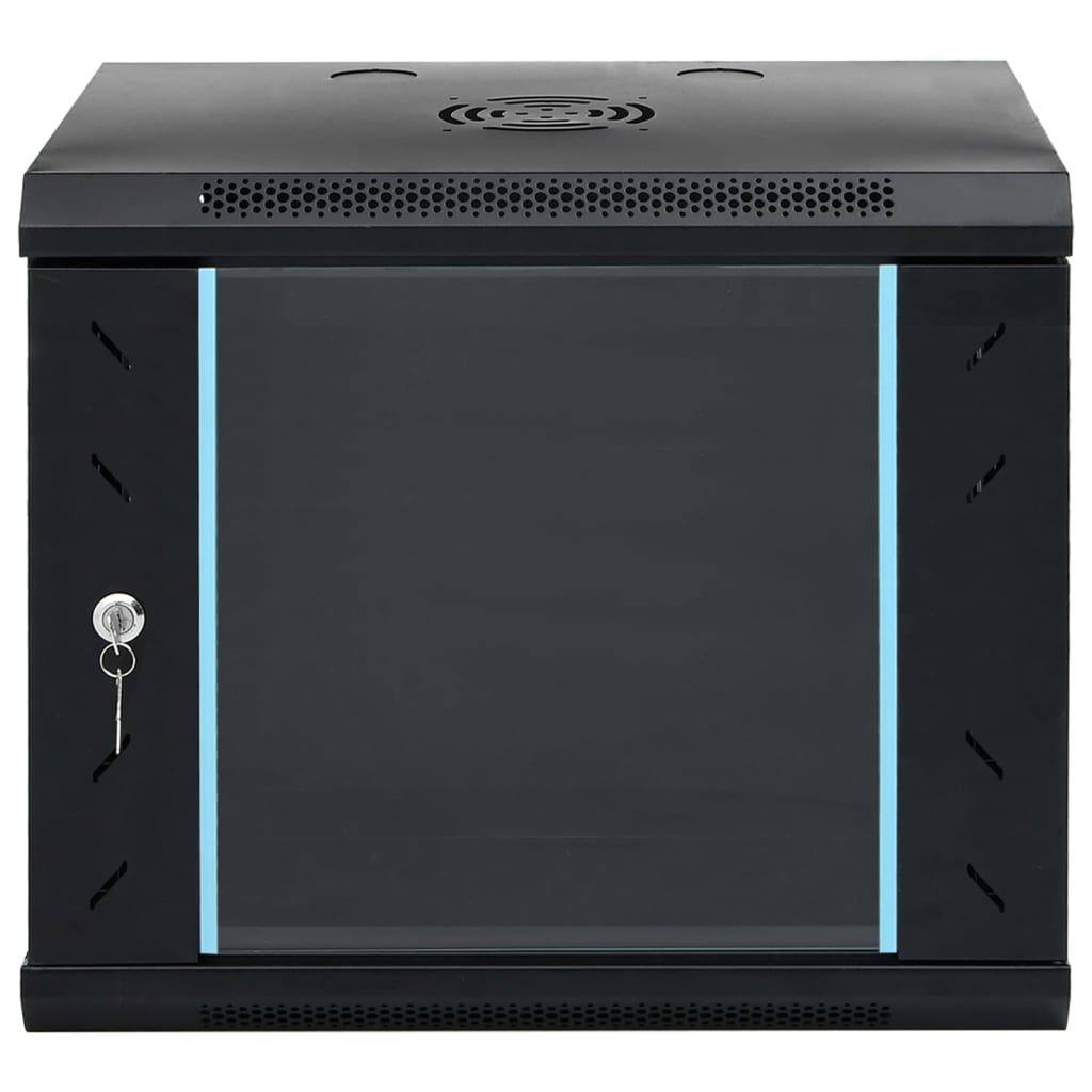 vidaXL 9U seinale paigaldatav serverikapp 19" IP20, 53 x 40 x 45 cm