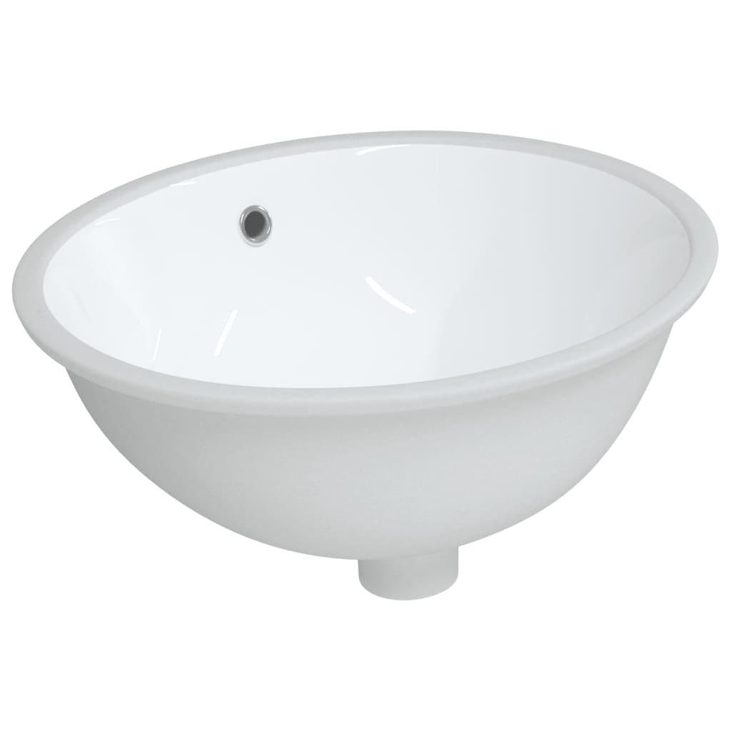 vidaXL vannitoa valamu, valge, 47x39x21 cm, kandiline, keraamiline